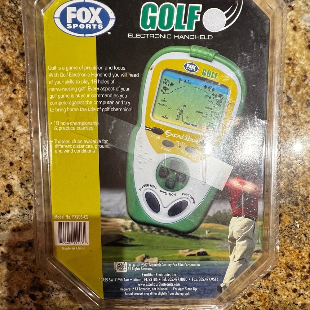 Fox Sports Golf 18 Hole Electronic Handheld Game